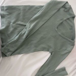 brandy melville sage green long sleeve